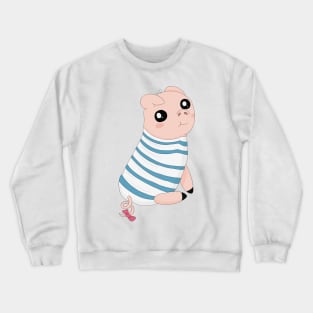 Poogie- Memorial Stripes Crewneck Sweatshirt